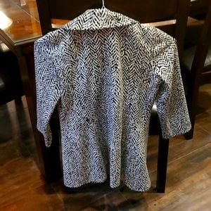 Black and white jacket, 2 petite